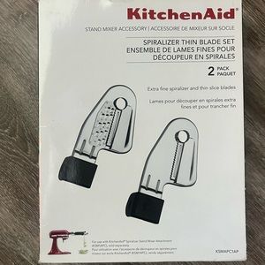 Kitchen Aid thin Spiralizer blades NIB